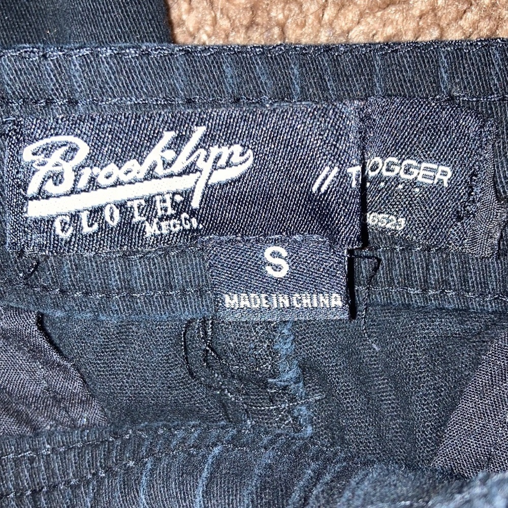 Brooklyn Cloth. The Jogger Pants Black (S)
